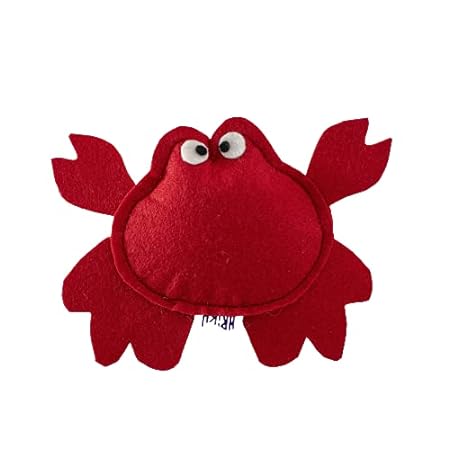 Hriku Catnip Toy Karkatak Crab Red M