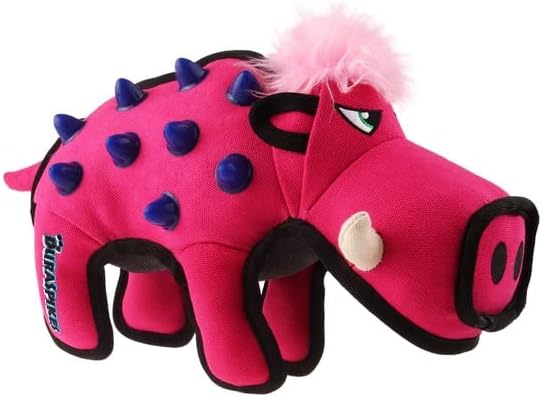 Gigwi Duraspikes Wild Boar Dog Toy Rose Pink 27x13x19cm