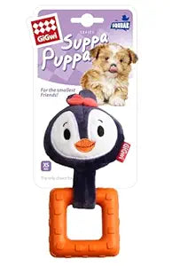 Gigwi Suppa Puppa Pengiun With Squeaker Inside Dog Toy - XSmall