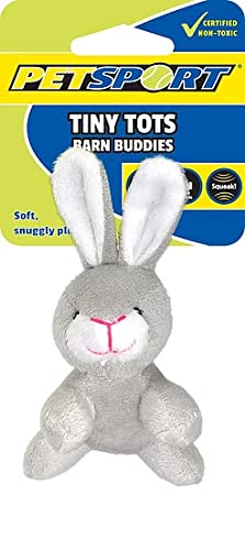 Petsport Tiny Tots Bars Buddies Plush & Squeaker Assorted Toy For Dogs