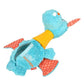 Gigwi Wild Hunter Dragon Treat Dispensing, Neck with Crunchy Sound, Squeaker for Exciting Play Toy for Dogs Medium