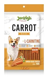 Jer High Carrot Stix Dog Treat 100g