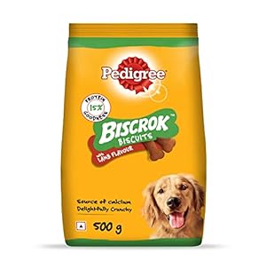 Pedigree Biscrok Biscuits with Lamb Flavor Dog Treats