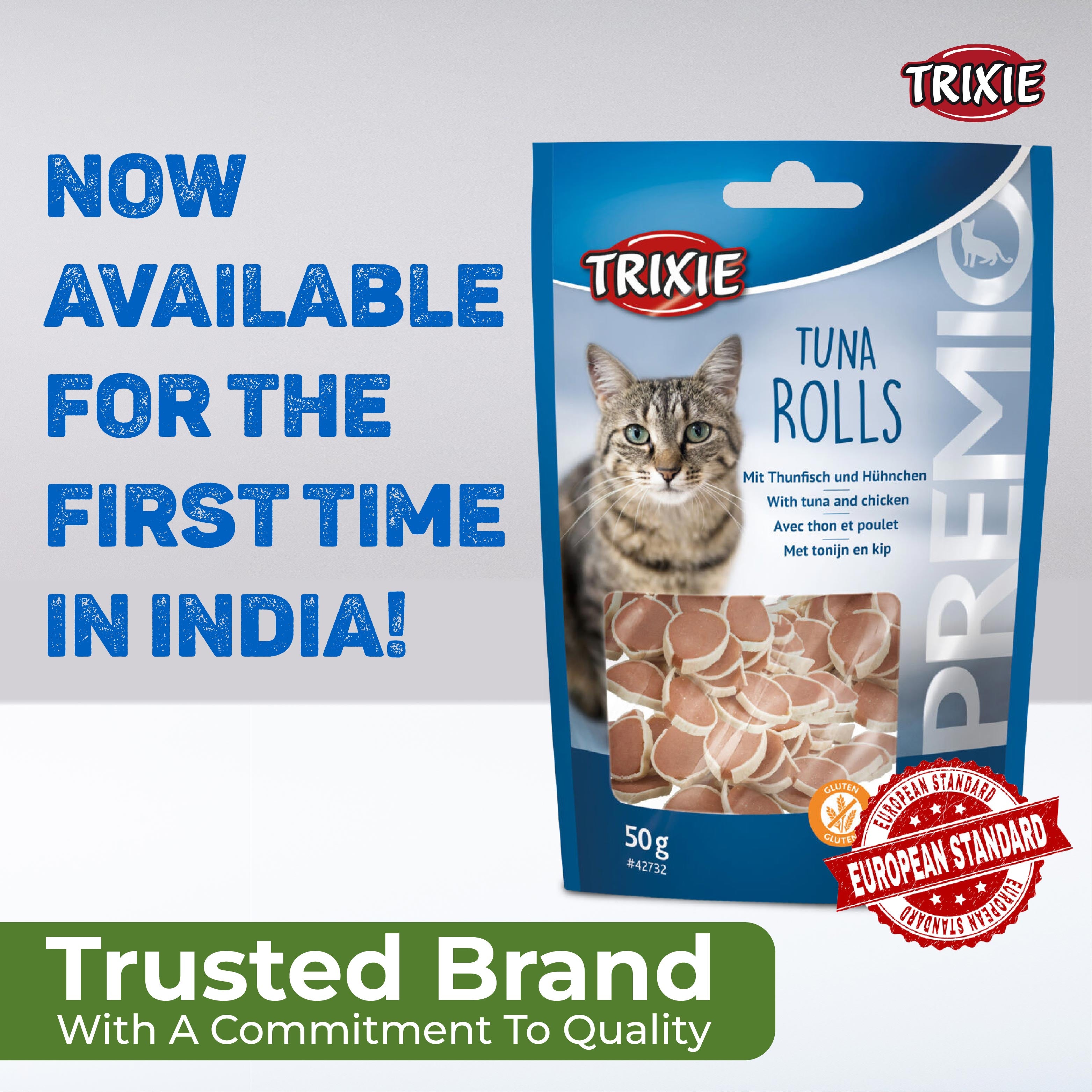 Trixie PREMIO Tuna Rolls Treat for Cat 50g