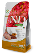 Farmina N&D Quinoa Skin & Coat Cat Food Grain-Free Quail, Quinoa, Coconut & Turmeric Recipe Dry Cat Food 1.5kg