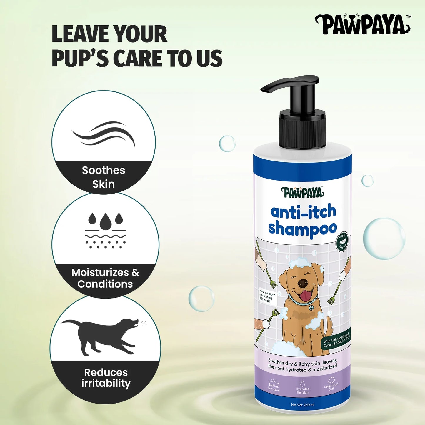 Pawpaya Anti-Itch Shampoo For Dogs 250ml