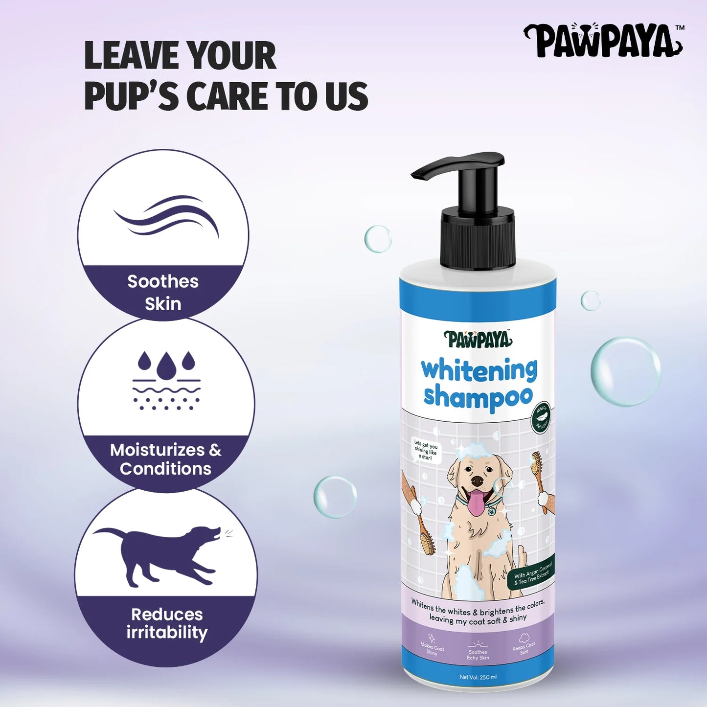 Pawpaya Whitening Shampoo For Dogs 250ml