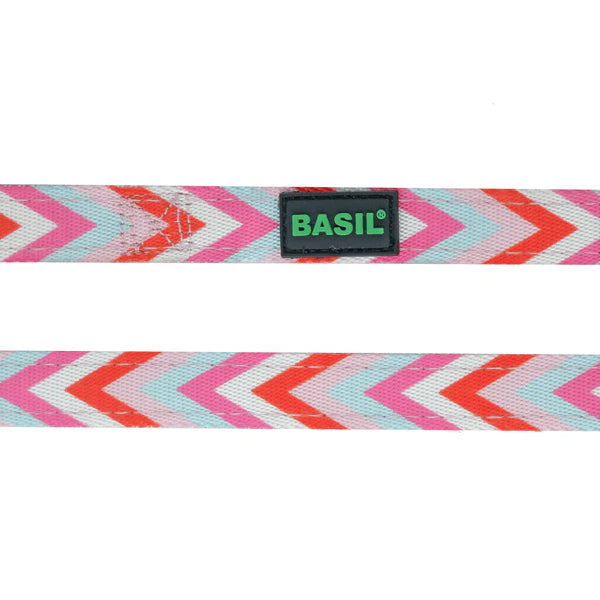 Basil Printed Pink Padded Leash