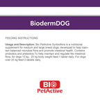 Bio Pet Active Bioderm Dog Supplement 75 Tab