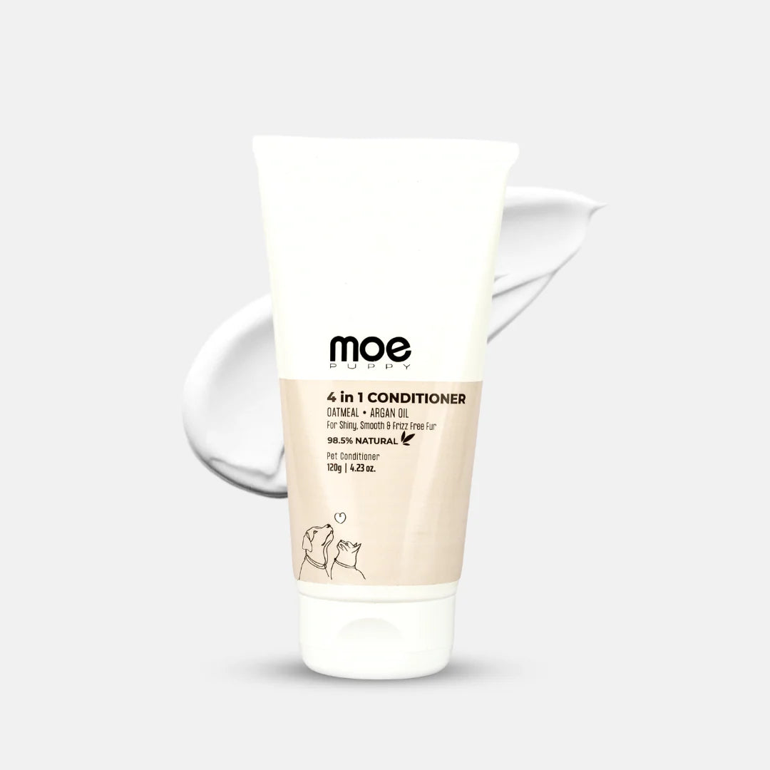 Moe Puppy 4 in 1 Conditioner Plant Based Formula For Dogs & Cats 120g