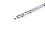 Basil Silver Dog Jewelry – Lightweight Glam No Metal Chain Small 34cm