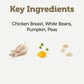 Applaws Chicken Breast With White Beans Pumpkin & Peas Pouch Wet Dog Food 85g
