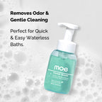 Moe Puppy Foam Wash Dry Shampoo for Cats | Safe for Kittens Cruelty Free and Plant Based Formula 300ml