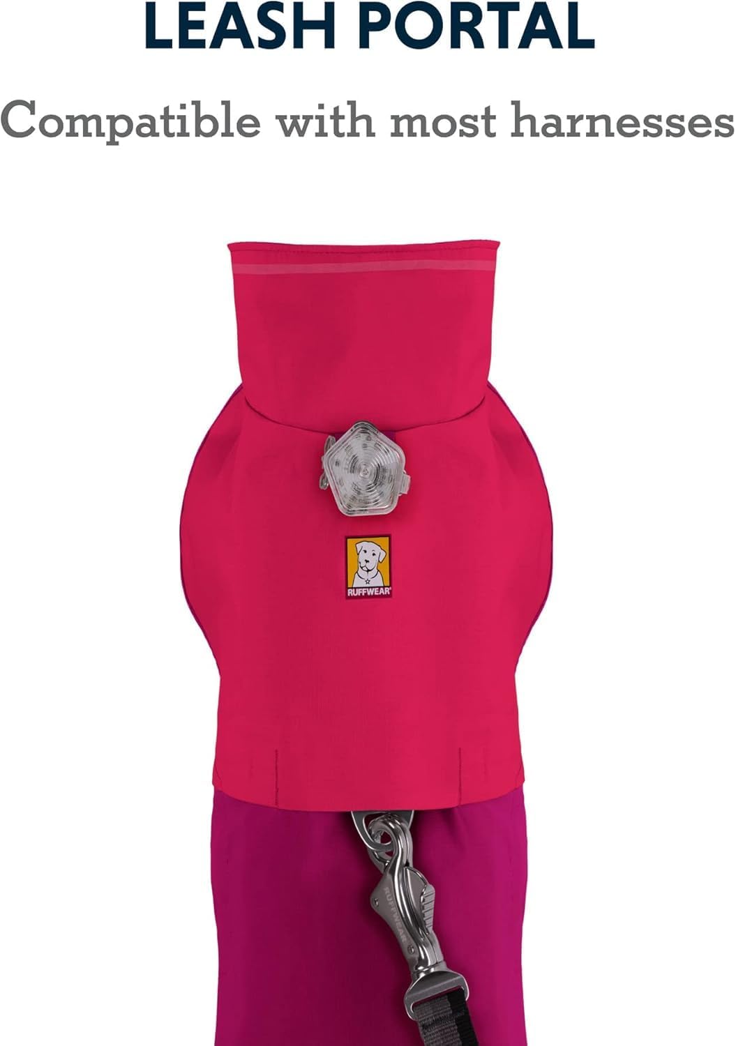 Ruffwear Sun Shower Raincoat Jacket - Hibiscus Pink
