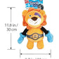 Gigwi Rock Zoo King Boxer Lion Squeaker Dog Toy M/L
