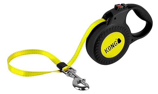 Kong Retractable Reflect Neon Yellow l Large l 5m l Hold Up To 50kg