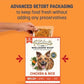 Petaholic Wholesome Woof Chicken & Rice 100% Natural and High Protein Dog Food 300g 2 Pouch 150g Each