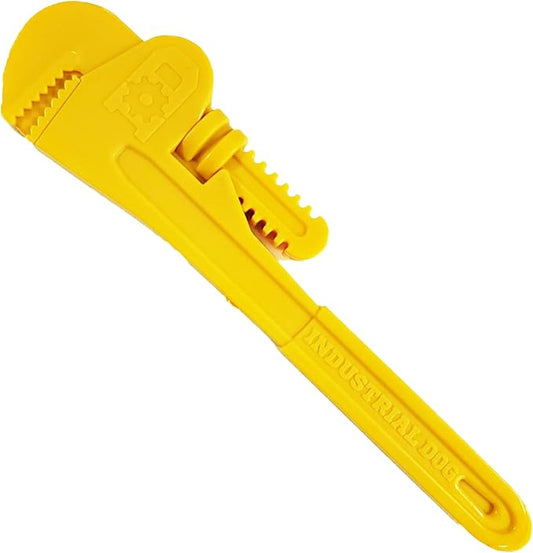 Sodapup Pipe Wrench Chew Large Yellow Dog Toy 21x2x2cm