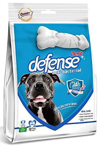 Gnawlers Dent Defense Anti Bacterial Dental Bones for Dogs