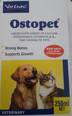 Virbac Ostopet Supplement for Dogs & Cats 250ml