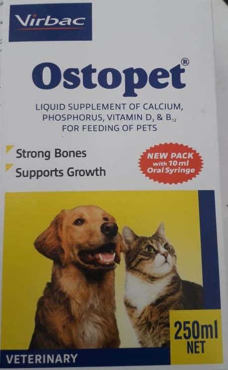 Virbac Ostopet Supplement for Dogs & Cats 250ml