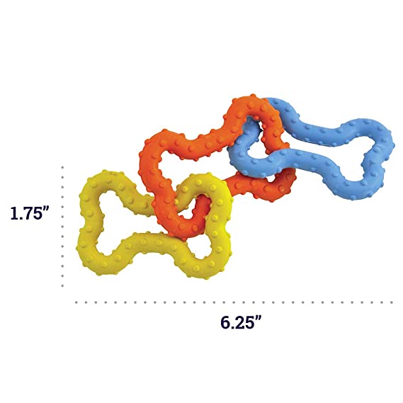 Petstages Mini Bone Tug Toy For Dogs 15cm