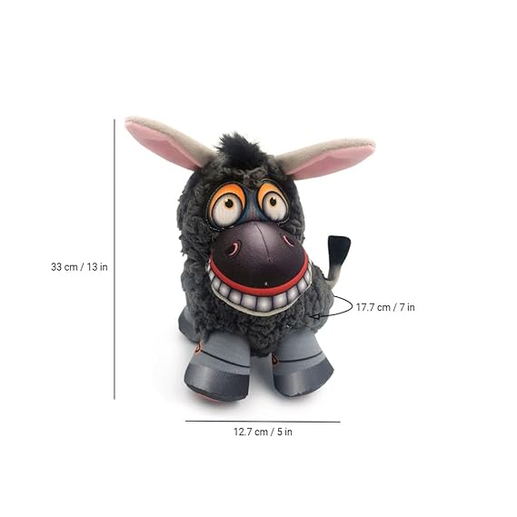 Nutra Pet The Lop Eared Donkey Plush & Squeaker Dog Toy