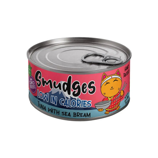 Smudges Low in Calories Tuna with Sea Bream in Soft Jelly Adult Cat Food 80gm