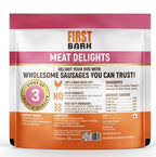 First Bark Chicken Sausage Meat Delight Dog Treat 450g