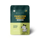 Paws For Greens Dog Treats Plant-Based Healthy Vegan Biscuits for Dogs with Peanut Butter and Apple 100gm