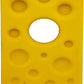 Sodapup Swiss Cheese Chew Treat Dispenser Toy Large Yellow 14x10x3cm