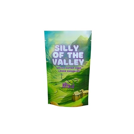 Hriku Silly of The Valley Naturally Grown Himalayan Catnip Treat for Cats