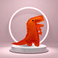 Hriku Catnip Toy Bheemsarat Dinosaur Orange M