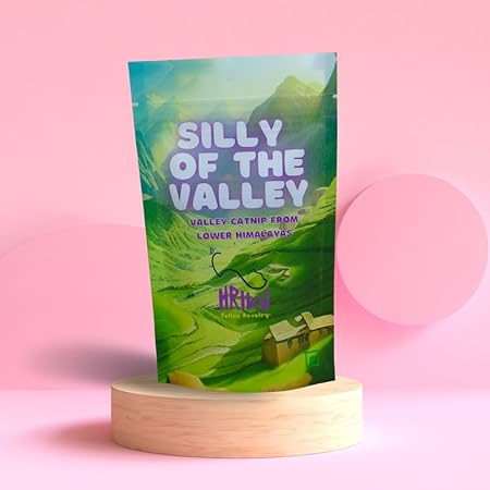 Hriku Silly of The Valley Naturally Grown Himalayan Catnip Treat for Cats