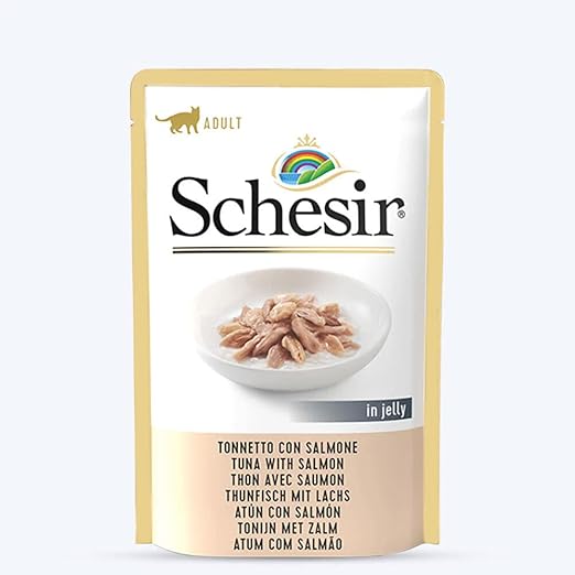 Schesir Tuna Whole Meat with Salmon & Rice Jelly 50g