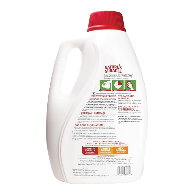 Nature's Miracle Dog Stain and Odour Remover For Dogs 3.78ml