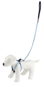 Gigwi Premium Line Durable H-Harness for Dogs Reflective Material Blue 10mmx20-40cm (Small)