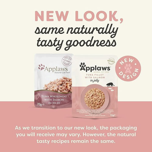 Applaws Tuna Fillet with Salmon in a Tasty Jelly 70g