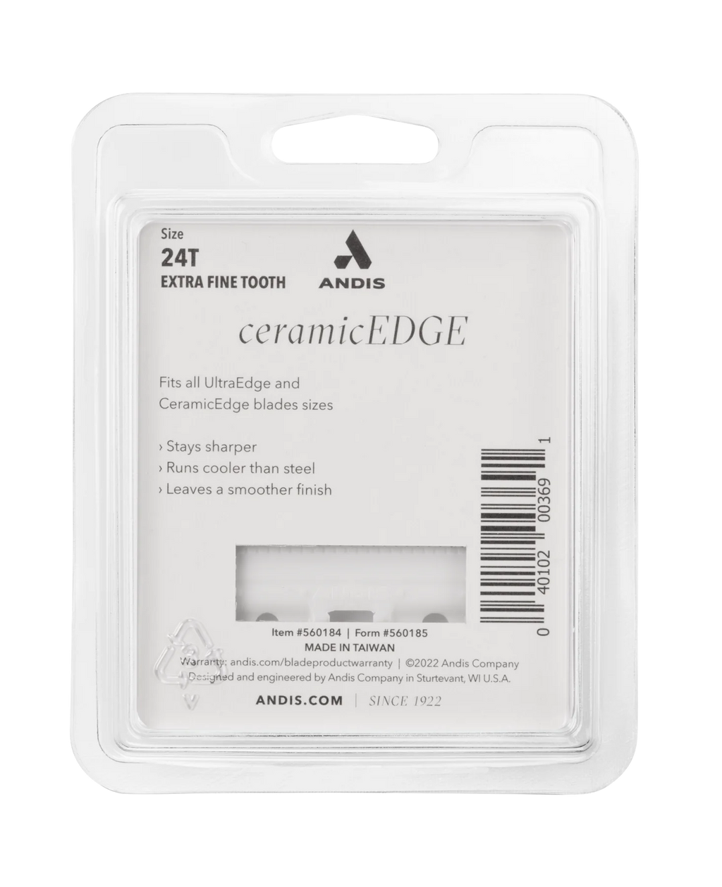 Andis CeramicEdge 24T Extra Fine Tooth Cutter