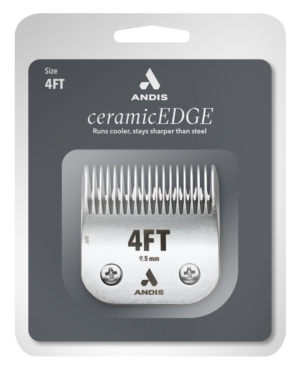 Andis Ceramic Blade, Size 4, w/24T Upper, 17T Lower