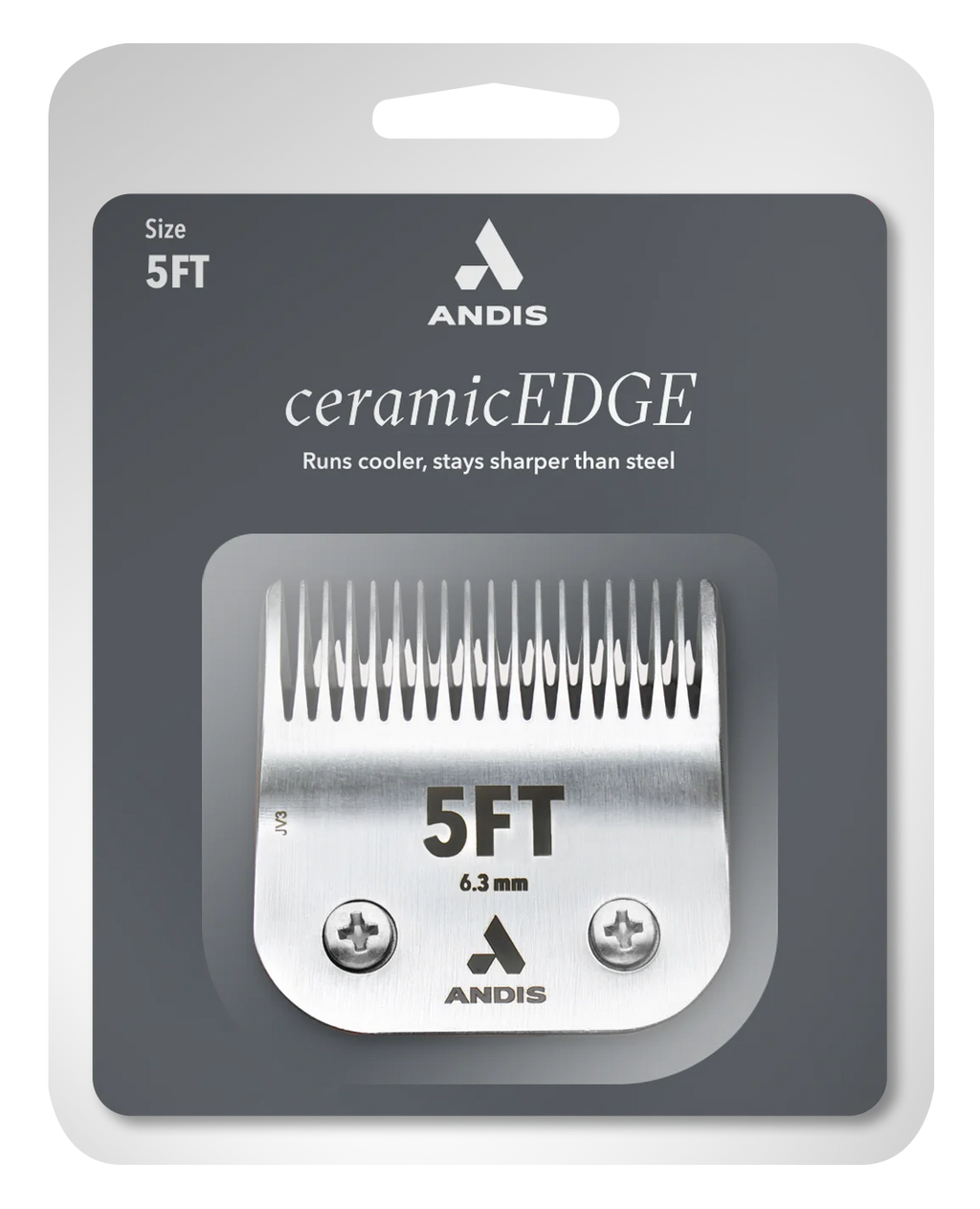 Andis Ceramic Blade, size 5, w/24T Upper, 17T Lower
