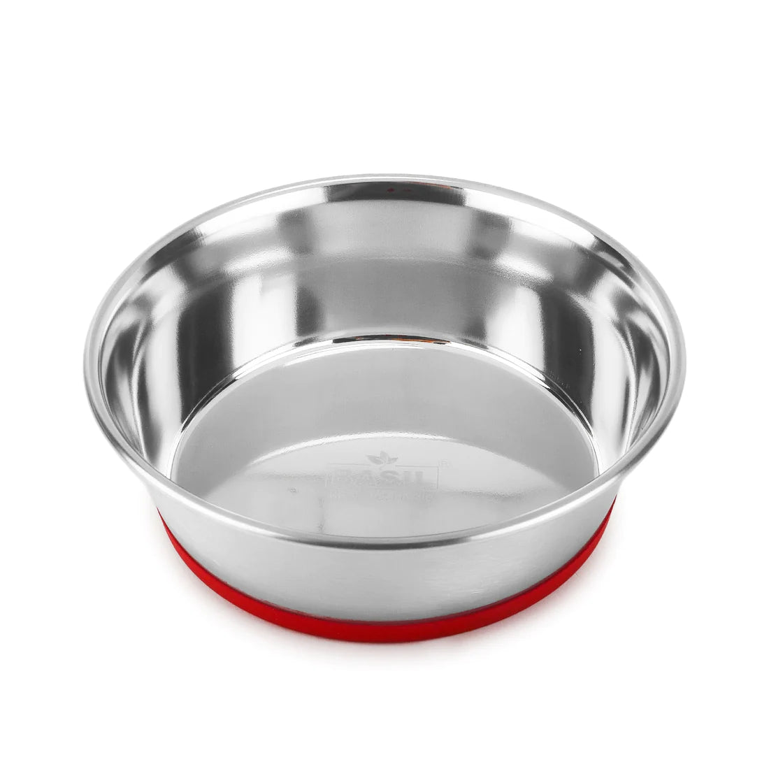 Basil Heavy Dish Bowls with Silicon Bottom For Pet
