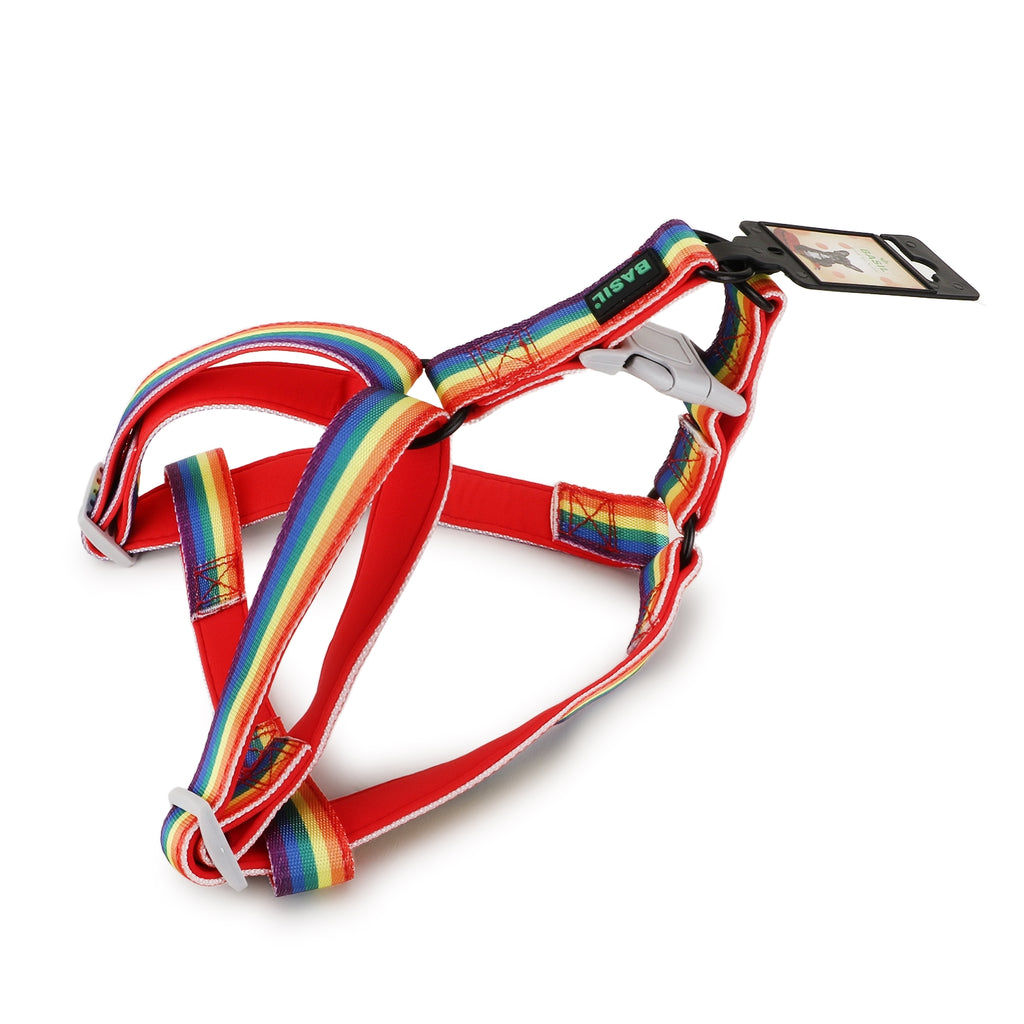 Basil Rainbow Harness For Dog XL
