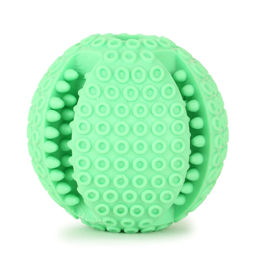 Basil Solid Ball with Hollow Centre & Grooves in Sides for Treats