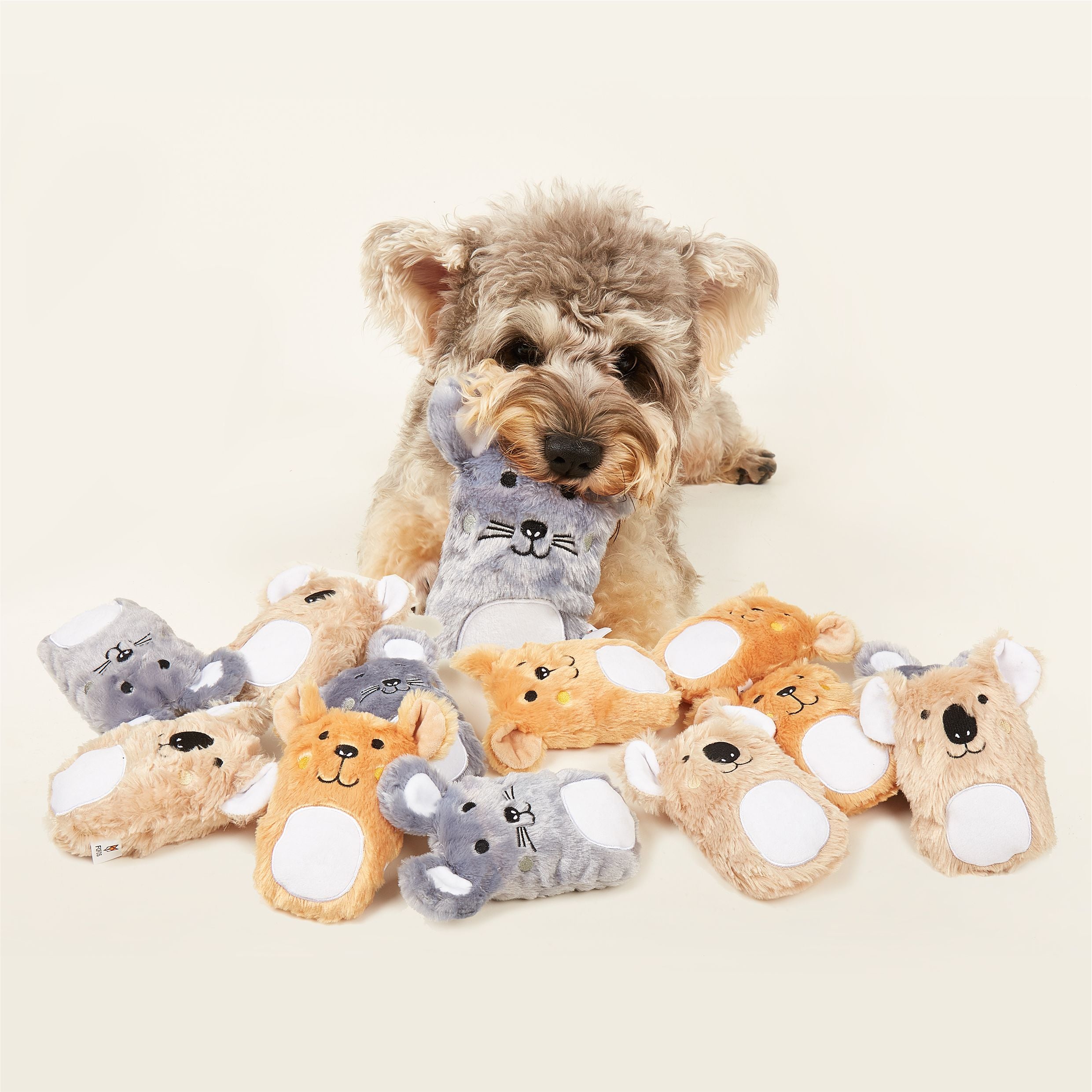 FOFOS Puppy Plush Toys (Mix) 18 x 14 x 5 cm