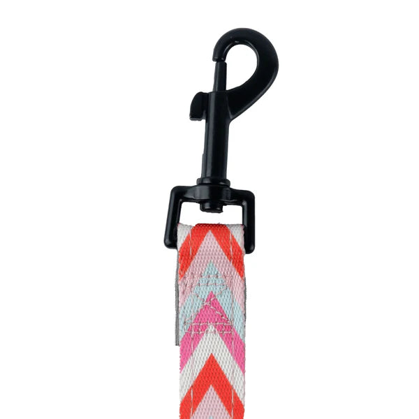 Basil Printed Pink Padded Leash