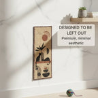 Catscart PawCanvas™ Runner Earth Rhythm Cat Scratcher 30x80cm
