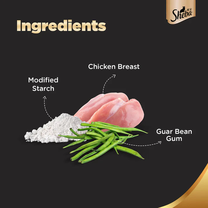 Sheba Deluxe Succulent Chicken Breast in Gravy Wet Cat Food 85g