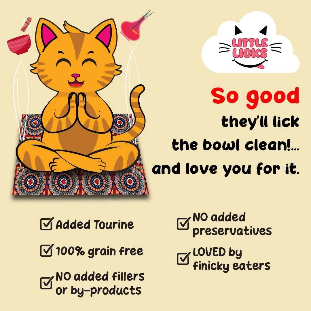 Smudges Little Licks Adult Tuna Creamy Bisque Treats for Adult Cat 4 x 15g