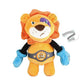 Gigwi Rock Zoo King Boxer Lion Squeaker Dog Toy M/L